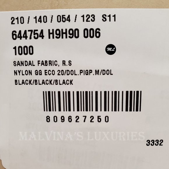 GUCCI SHOES MENS SLIDES OFF THE GRID BLACK LEATHER AND NYLON GG LOGO - Picture 16 of 16